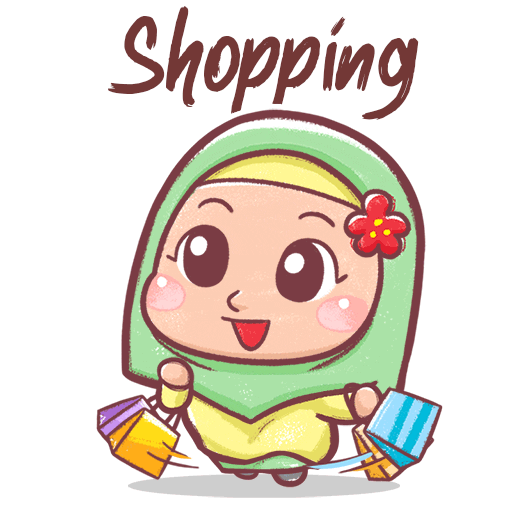 Shopping Raya Sticker by Bear Boss Buddies