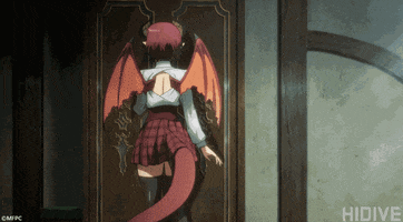 HIDIVE anime dragon anime girl hidive GIF