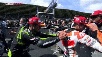 Marc Marquez Respect GIF by MotoGP