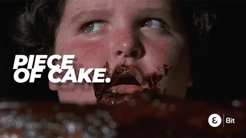 Hungry Chocolate Cake GIF by 8it