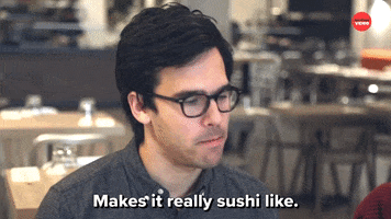 Vegan Sushi GIF by BuzzFeed