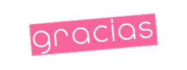 Gracias Thank You Sticker by Xavier de Lame