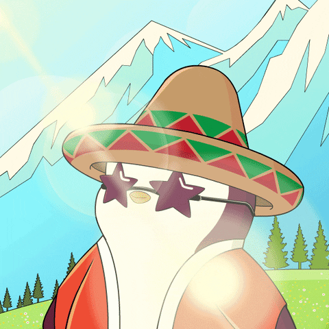 Nervous Sun Ray GIF by Pudgy Penguins
