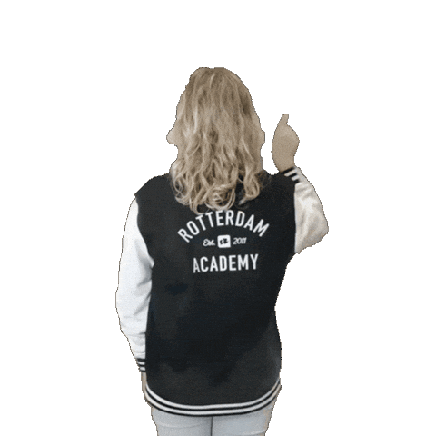 Pointing Rac Sticker by HR - Rotterdam Academy