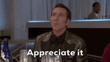 Nicolas Cage Thank You GIF by Golden Globes