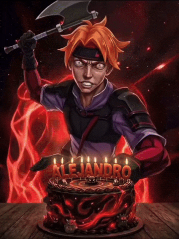 Happy Birthday Alejandro GIF