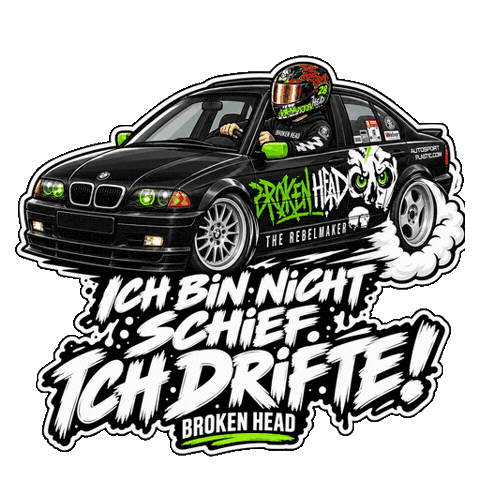 Tom Tuning Sticker by Broken Head