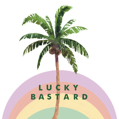 Lucky Bastard Nicolette Sticker by Bas Smit