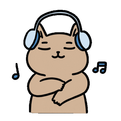 Music Festival Dance Sticker by Cat and Cat Comics