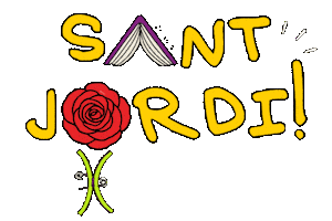 Sant Jordi Catalunya Sticker by xpassarlestona