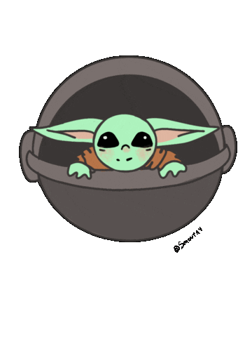 Babyyodasmourn4Starwars Sticker