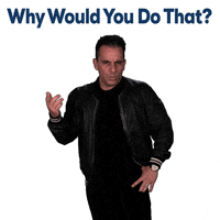 Why Would You Do That GIF by Sebastian Maniscalco