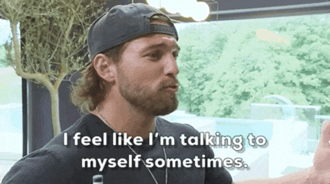 Talk Talking To Yourself GIF by The Challenge - Find & Share on GIPHY