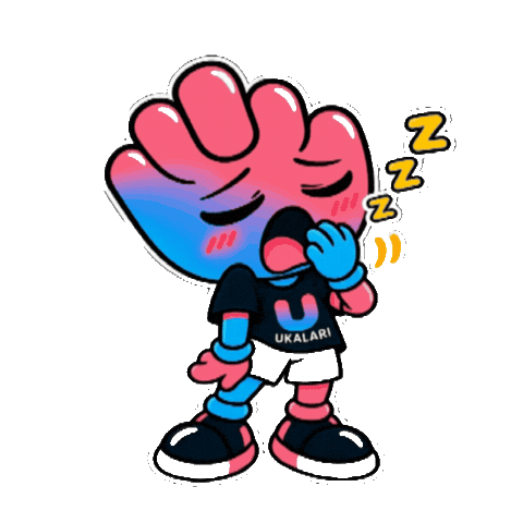 Tired Zzz Sticker by Ukalari Menorca