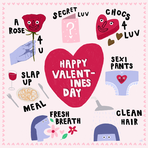 Valentines Day Love GIF by ed_illustrates