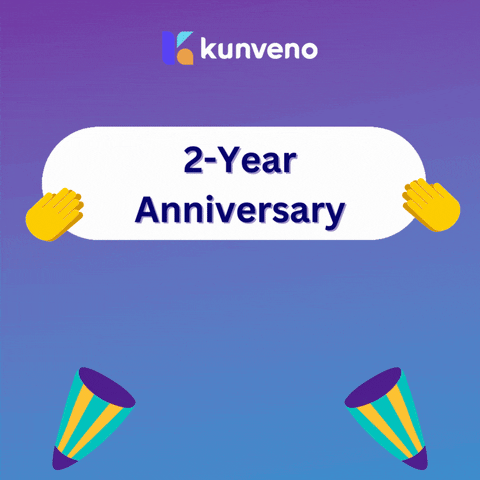 Two Years Congratulations GIF by Kunveno