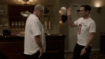 high five modern family GIF by ABC Network