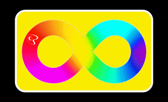 SignoritaChocolita rainbow pride infinity autism GIF