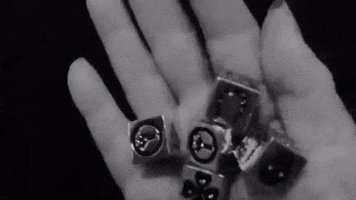 Black And White Dice GIF by Dave Stewart