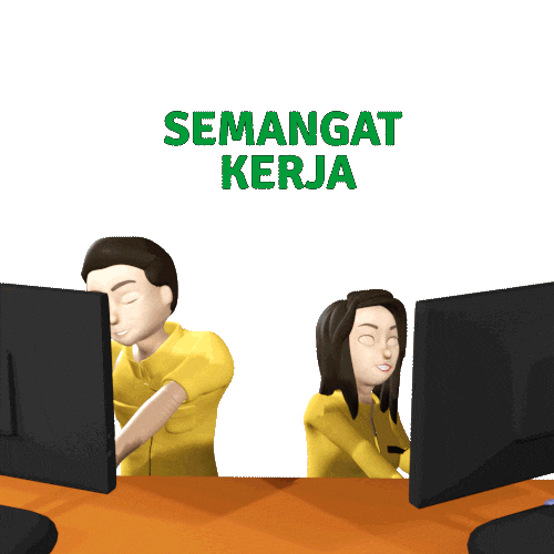 Happy Work Sticker by Petrokimia Gresik