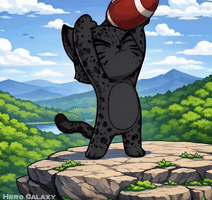 Keep Pounding Carolina Panthers GIF by Hero Galaxy NFT