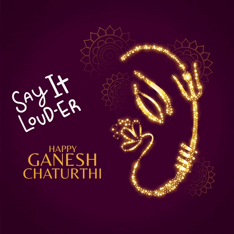 Ganesh Chaturthi India GIF by techshida