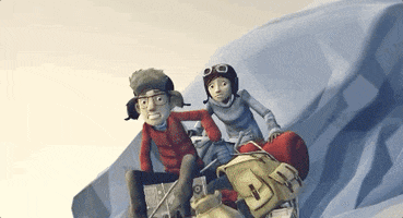 trailer sledding GIF by The Yeti Adventures