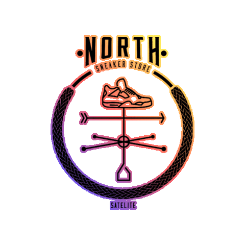 North Satelite Sticker