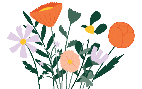 summer flower Sticker by Megan McNulty
