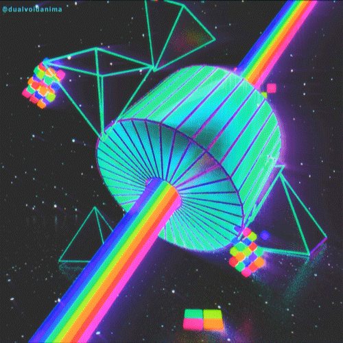 Rainbow Love GIF by dualvoidanima