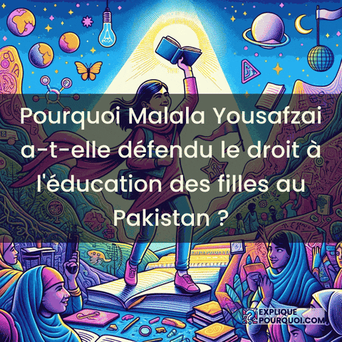Malala Yousafzai Pakistan GIF by ExpliquePourquoi.com