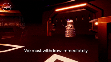 Get Out Help GIF by Doctor Who