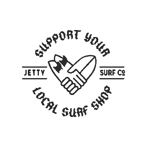 East Coast Support Sticker by Jetty