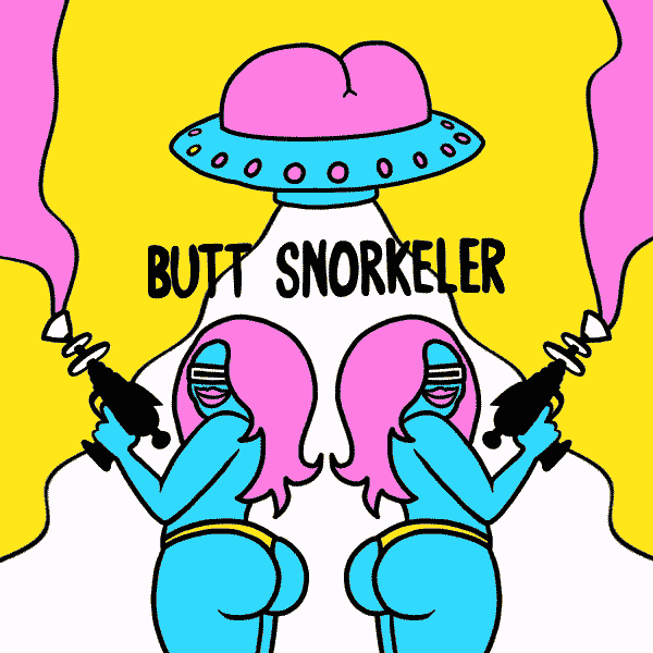 Space Ufo GIF by Butt Snorkeler