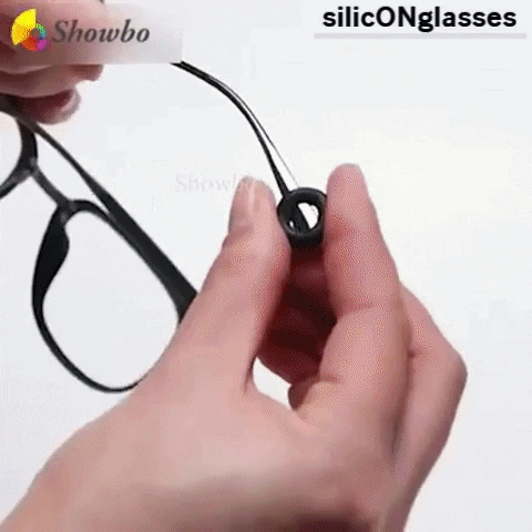 5 זוגות גומיות סיליקון נוחות למשקפיים למניעת החלקה- silicONglasses