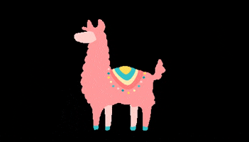 Pink Llama GIF by Truly.