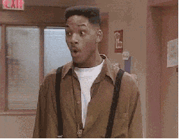 TV gif. Will Smith as Will in The Fresh Prince of Bel-Air looks at us in shock and awe, eyes wide, mouth narrowed into an "Ooooooh!"