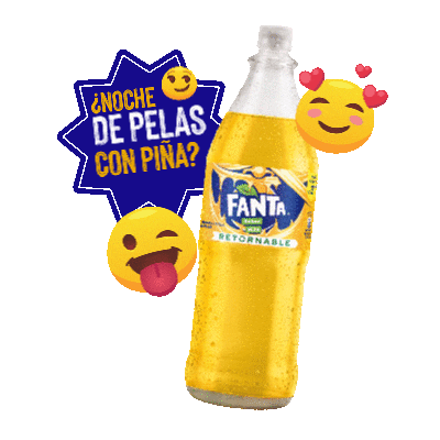 Fanta Pina Sticker by Inca Kola