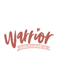 Warrior Love Sticker by Fertility Support SG