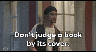 Snl Dont Judge A Book By Its Cover GIF by Saturday Night Live