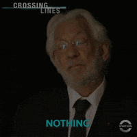 Donald Sutherland Nothing GIF by Ovation TV