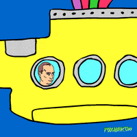 yellow submarine putin GIF by Animation Domination High-Def