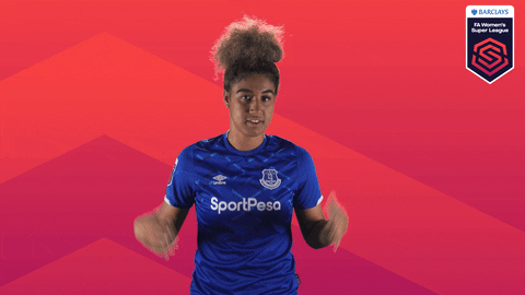 Everton Fc Shrug GIF by Barclays FAWSL - Find & Share on GIPHY