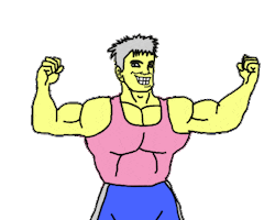 Man Power Sticker