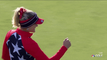 Womens Golf Fist Bump GIF by LPGA