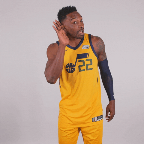 Cant Hear You Jeff Green GIF by Utah Jazz