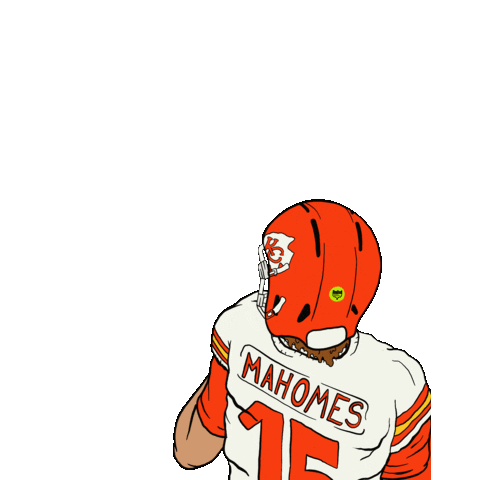 Patrick Mahomes Sticker, Kansas City Chiefs, Kansas City Chiefs