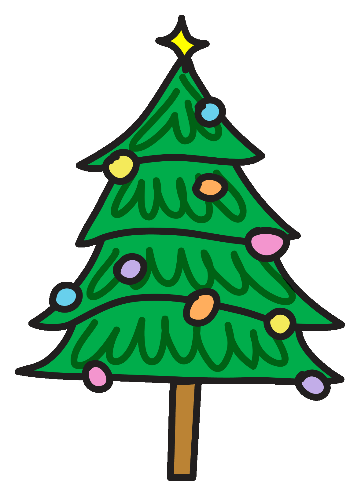 Animated Gif  Christmas Tree  Transparent