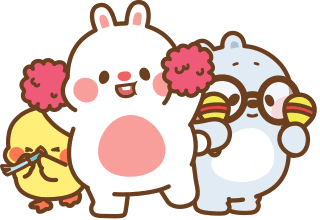 Cheer Up Dance Sticker by Tonton Friends for iOS & Android | GIPHY
