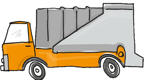 Car Trash Sticker by krima&isa for iOS & Android | GIPHY